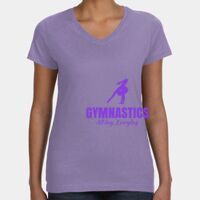 Women's V-Neck Fine Jersey Tee Thumbnail