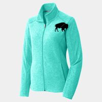 Ladies Heather Microfleece Full Zip Jacket Thumbnail