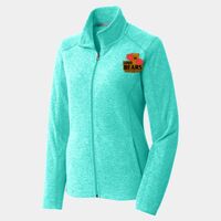 Ladies Heather Microfleece Full Zip Jacket Thumbnail